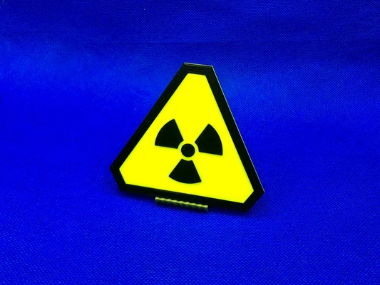 warning sign - radioactive 3d by kosteklvp on thangs 3d print model - Mito3D