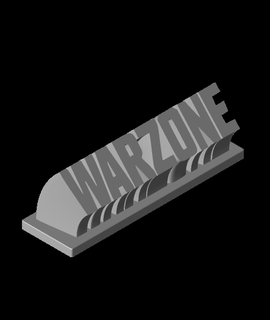 warzone stand 3d model thangs 3d print model - Mito3D