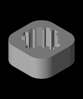 rondella timbratura jig Fai metallo crypto 3d modello grazie 3d print model - Mito3D
