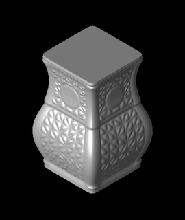 sprecato vaso 6 lupofranzcrap 3d print model - Mito3D