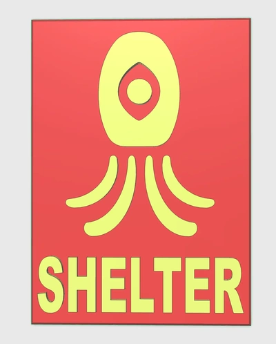 watchmen squid shelter signstl - 3d by asseenon on thangs 3d print model - Mito3D
