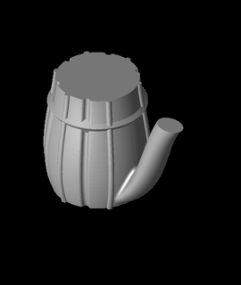water pitcher 8oz 3d model skiidlive thangs 3d print model - Mito3D