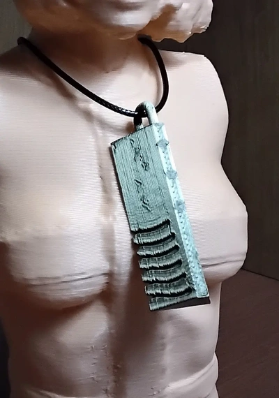 water stone pendant - 3d by daddywazzy thecreator on thangs 3d print model - Mito3D