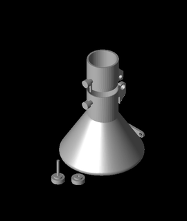 rega dobrável cabeça Marte casa jardim 3d print model - Mito3D