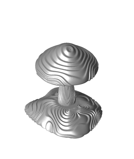 wavey modular mushrooms davemakesstuff Hobbies & Games 3D print model - Mito3D