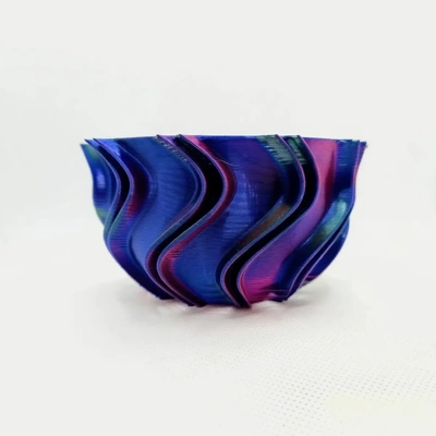 ondulado tigela vaso modo 3d by serra estampas on 3d print model - Mito3D