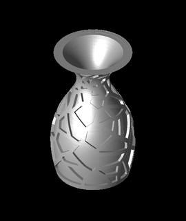 webbed vase leonking Home & Garden 3d print model - Mito3D