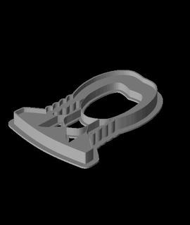 wednesday cookie cutter ag 3d print model - Mito3D