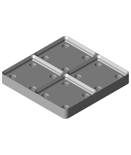 gewichtet Grundplatte 2x2stl hardwire1010 3D print model - Mito3D