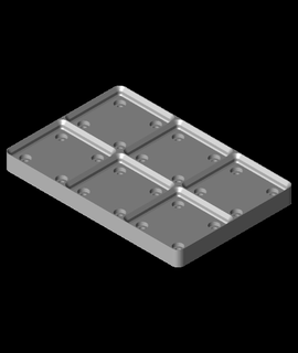 weighted baseplate 2x3stl hardwire1010 3d print model - Mito3D