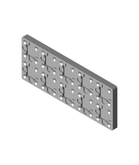 weighted baseplate 2x5stl 3D print model - Mito3D