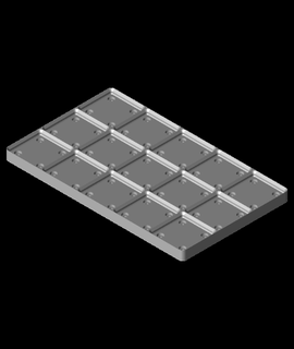 weighted baseplate 3x5stl hardwire1010 3d print model - Mito3D