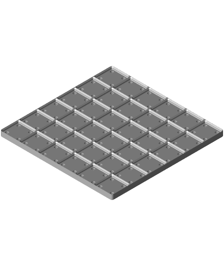 gewichtet Grundplatte 6x6stl hardwire1010 3D print model - Mito3D