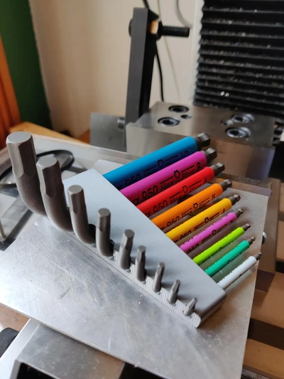 wera hex allen key holder - 3d by theelous3 on thangs 3d print model - Mito3D