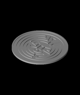 westworld labirinto sottobicchiere stampe errate 3d print model - Mito3D