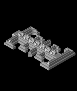 wh40k inquisitor rosette v2 3d print model - Mito3D