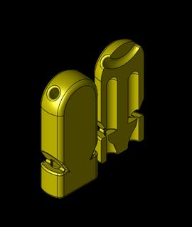 whistle v5 cutout 3d model pxor thangs 3d print model - Mito3D