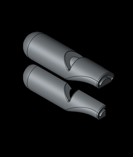 whistle v6 crosssection 3d model pxor thangs 3d print model - Mito3D
