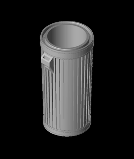 whiteclawtrashcan 3d modello hobby adhd grazie 3d print model - Mito3D