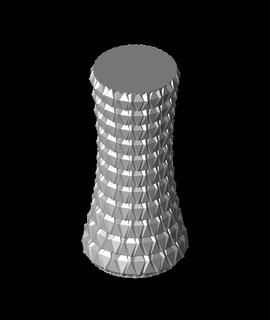 largo sfaccettato vaso printbunny casa giardino 3d print model - Mito3D
