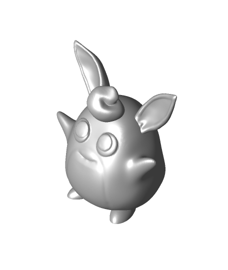 Wigglytuff Pokémon 3D print model - Mito3D