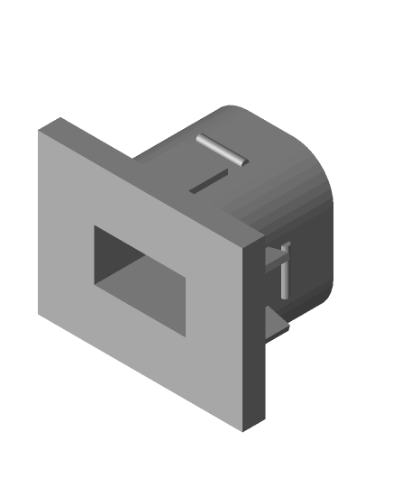 wilson USB fascia bodystl luigivampa 3D print model - Mito3D