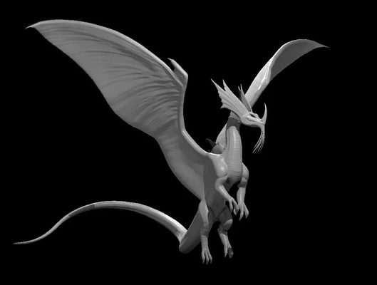 wind dragon - 3d by mz4250 on thangs 3d print model - Mito3D