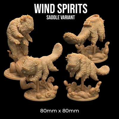 wind spirits - 3d by dragon trappers lodge on thangs 3d print model - Mito3D