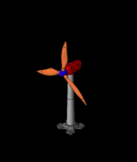 viento turbina 3d modelo ismailkurdoglu gracias 3d print model - Mito3D