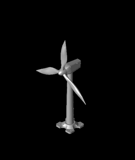 wind turbine stl 3d model ismailkurdoglu thangs 3d print model - Mito3D