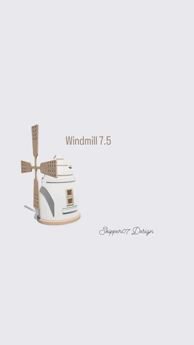 windiill 7 5 3d by skipper07 on danke 3d print model - Mito3D