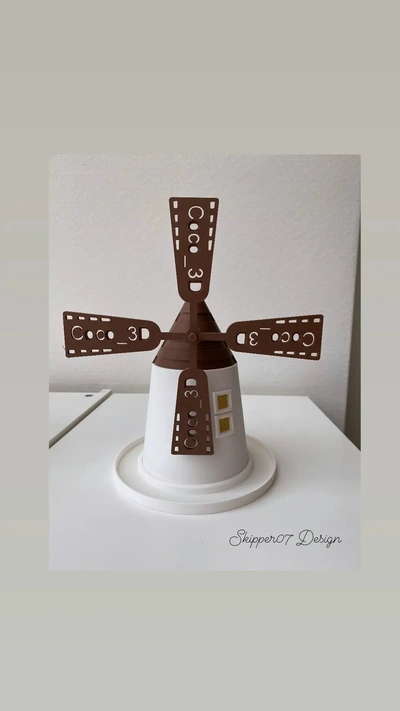 windmill 74 - 3d by skipper07 on thangs 3d print model - Mito3D