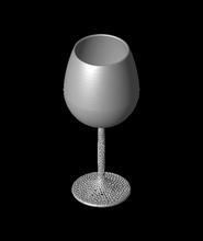 vinho glassstl 3d modelo 3ddesigner 3d print model - Mito3D