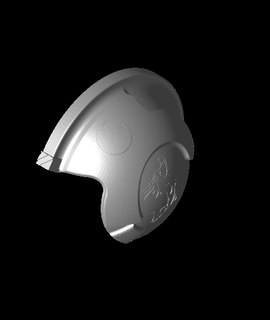 ala casco muerte división ender3 versi aficiones juegos 3d print model - Mito3D