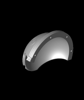wing helmet death division rightstl Hobbies & Games 3d print model - Mito3D