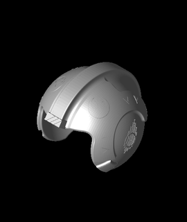 wing helmet mk1 mechanics 3d print model - Mito3D