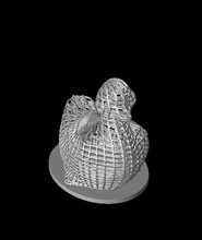 wire frame duck 3d model liggett1 thangs 3d print model - Mito3D