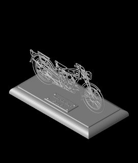 wire model motocyclestl 3d nemapet thangs 3d print model - Mito3D
