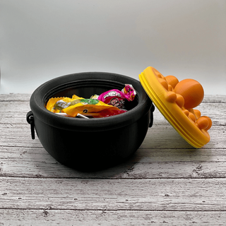 witch cauldron candy container - noobprinting 3d print model - Mito3D