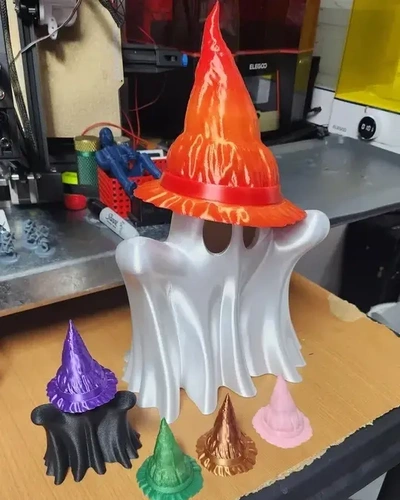 strega cappello 3d by mels3d on grazie halloween 3d print model - Mito3D
