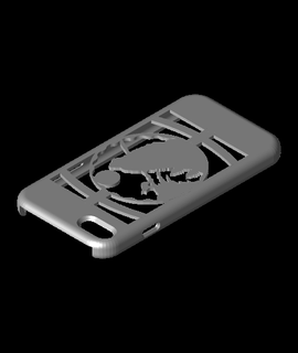 Wolf iPhone 8 casestl derz13 3d print model - Mito3D