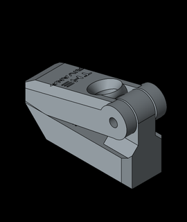 pieza soporte nuez tornillo bloquear 3d print model - Mito3D