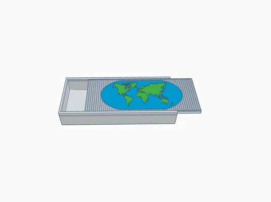 world map jigsaw storage box - 3d by printbunny on thangs 3d print model - Mito3D