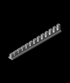 wrench rails 12stl metales ardientes 3d print model - Mito3D