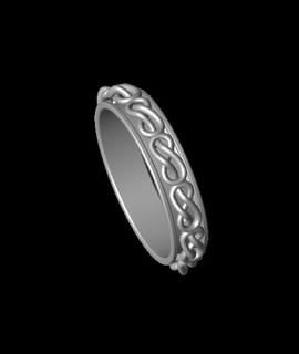 wrist ring - part1-2stl 3d model abhi thangs 3d print model - Mito3D