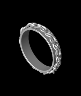 wrist ring - part1-4stl 3d model abhi thangs 3d print model - Mito3D