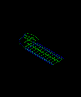 forjado ferro Escadaria 3d modelo 1 zz 3d print model - Mito3D