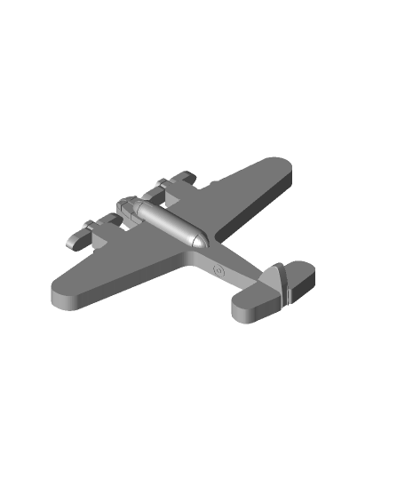wwii avião brinquedo cl impressão 3D print model - Mito3D