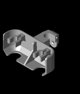 axis patin roulettes couverture gaine + chaîne attachement 3d modèle 3d print model - Mito3D