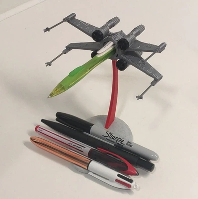 x-wing pen stand functionalart - 3d by occupied brain on thangs 3d print model - Mito3D